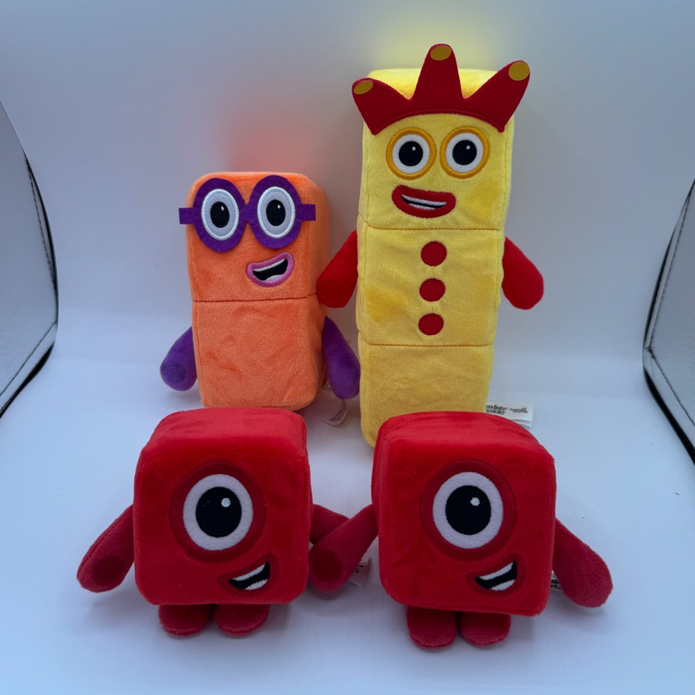 Numberblocks hand2mind Plush Toy Set One Two Three Educational Learning Stuffed